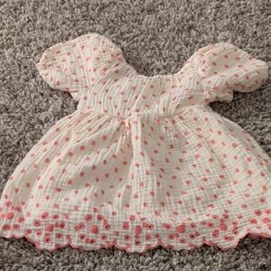 6/$35 Jessica Simpson Pink Polka Dot Kids Casual Dress